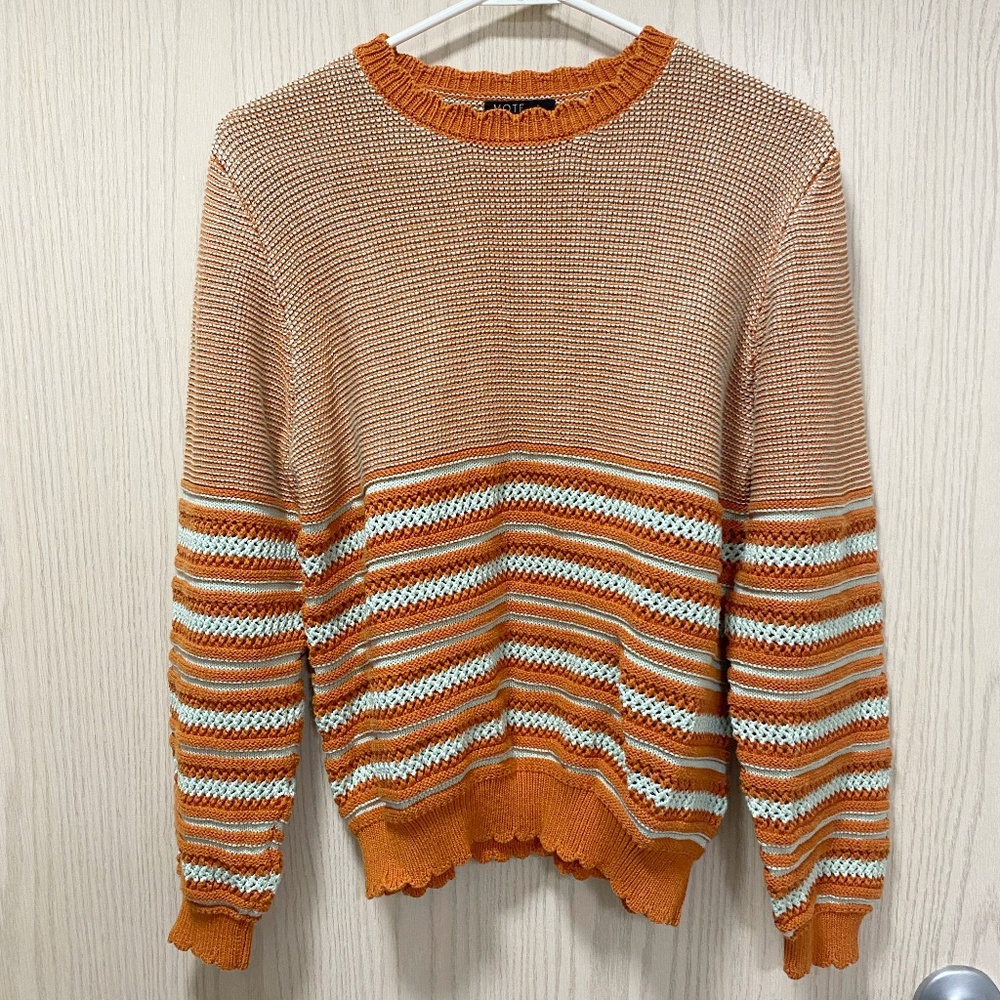 MOTF  Size L Women’s Brown Pullover Sweater.